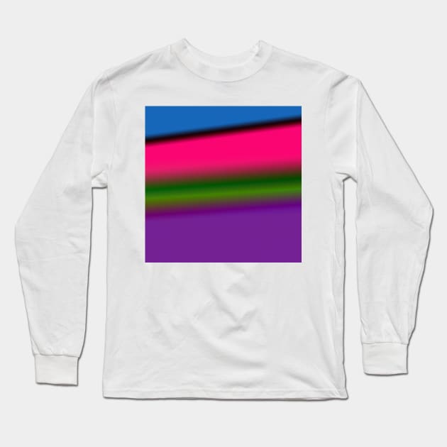 PINK BLUE GREEN TEXTURE Long Sleeve T-Shirt by Artistic_st